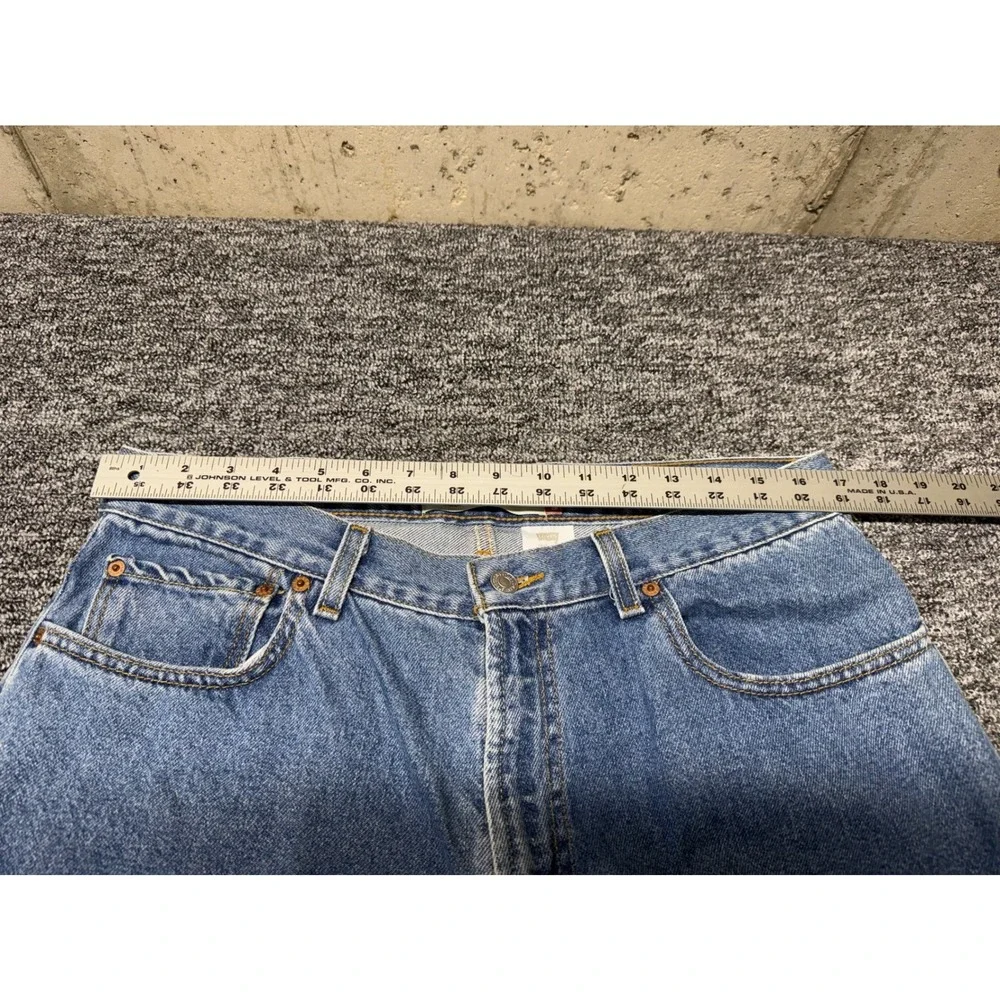 Levis 550 Relaxed Fit Jeans Mens 36x32 Blue Medium Wash Tapered Denim 00550-4891